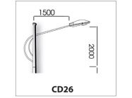 Cần đèn đơn CD26