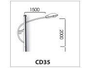 Cần đèn đơn CD35