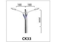 Cần đèn kép CK33