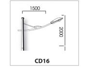 Cần đèn đơn CD16