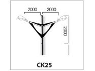 Cần đèn kép CK25