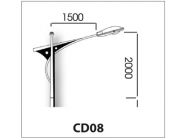 Cần đèn đơn CD8