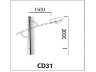Cần đèn đơn CD31