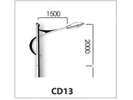 Cần đèn đơn CD13