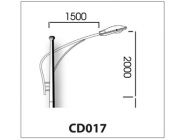 Cần đèn đơn CD17