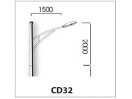 Cần đèn đơn CD32