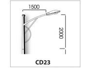 Cần đèn đơn CD23