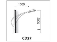 Cần đèn đơn CD27