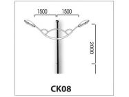 Cần đèn kép CK8