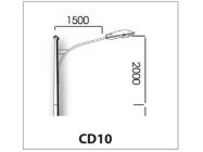 Cần đèn đơn CD10