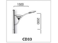 Cần đèn đơn CD33