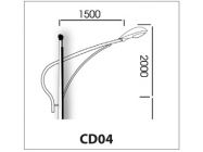 Cần đèn đơn CD4